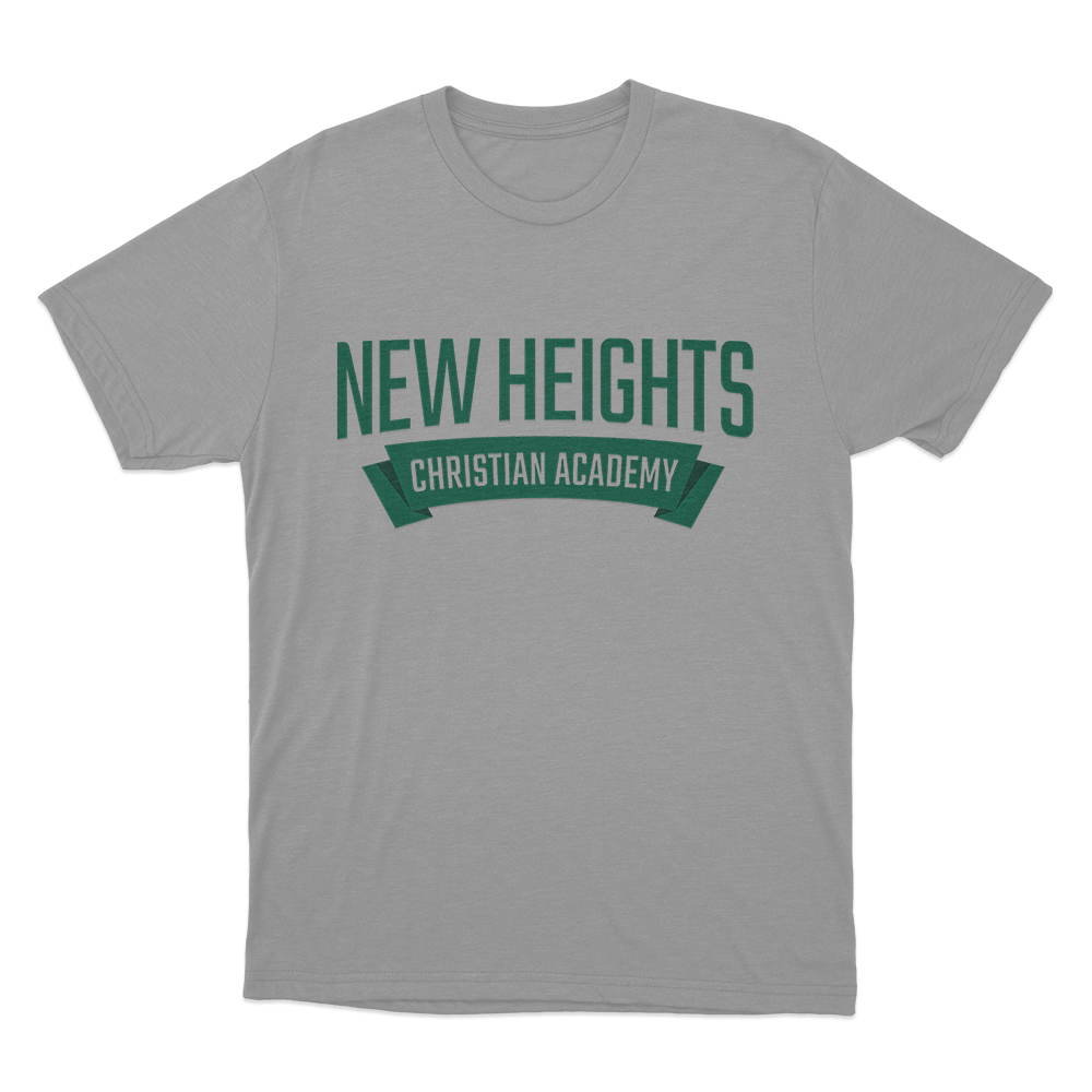 Classic Green Logo T Shirt Grey Classic Green Logo T Shirt Grey