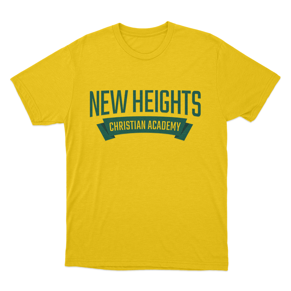 Classic Green Logo T Shirt Yellow Classic Green Logo T Shirt Yellow