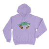 Grunge Kelce Collage Hoodie Purple