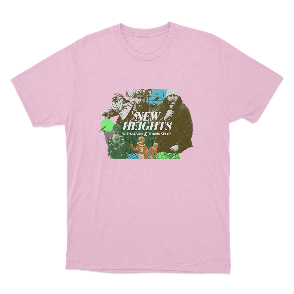 Playful Kelce Heads T Shirt Pink Playful Kelce Heads T Shirt Pink